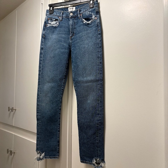 Agolde Denim - Agolde “Toni” distressed jeans - size 25